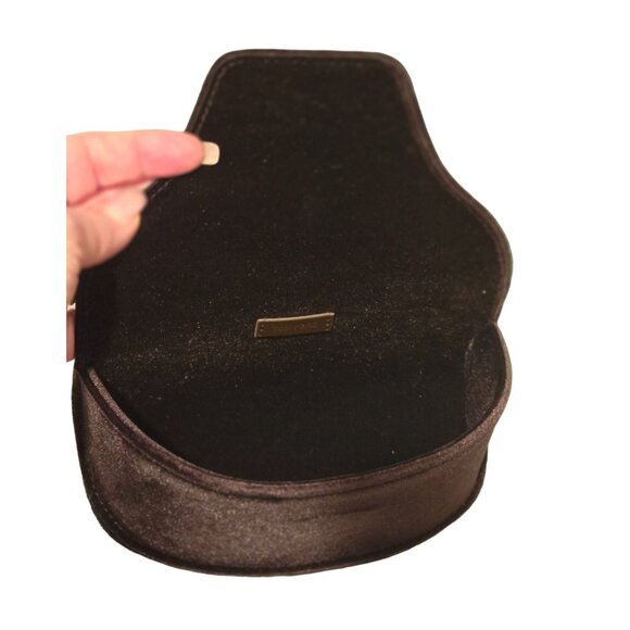 TOM FORD LARGE BROWN VELVET SUNGLASS CASE w CLEANING CLOTH - Picture 2 of 4